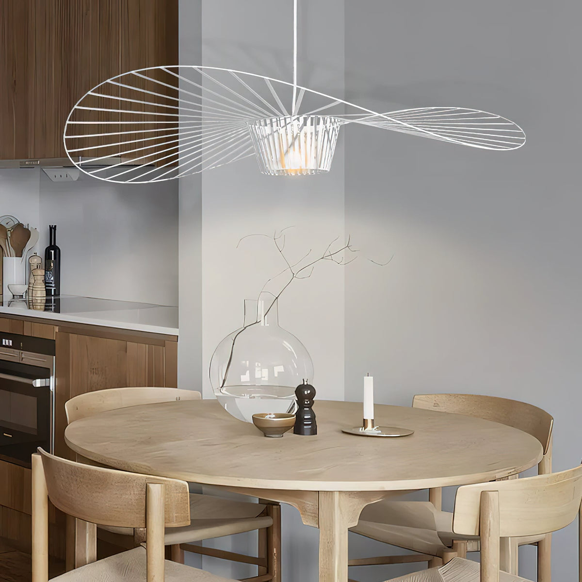 Norbury Fiberglass Disc Pendant Light