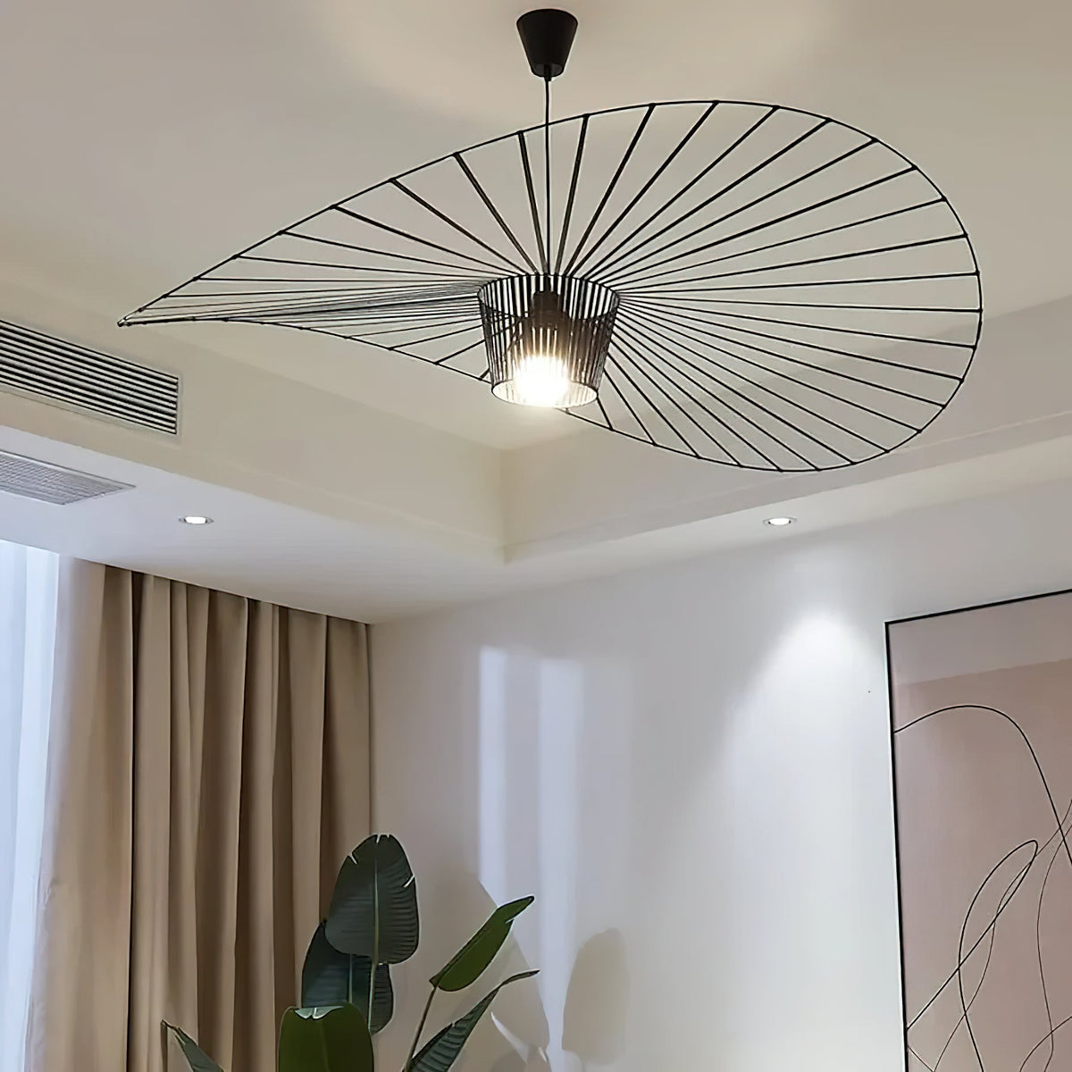 Norbury Fiberglass Disc Pendant Light