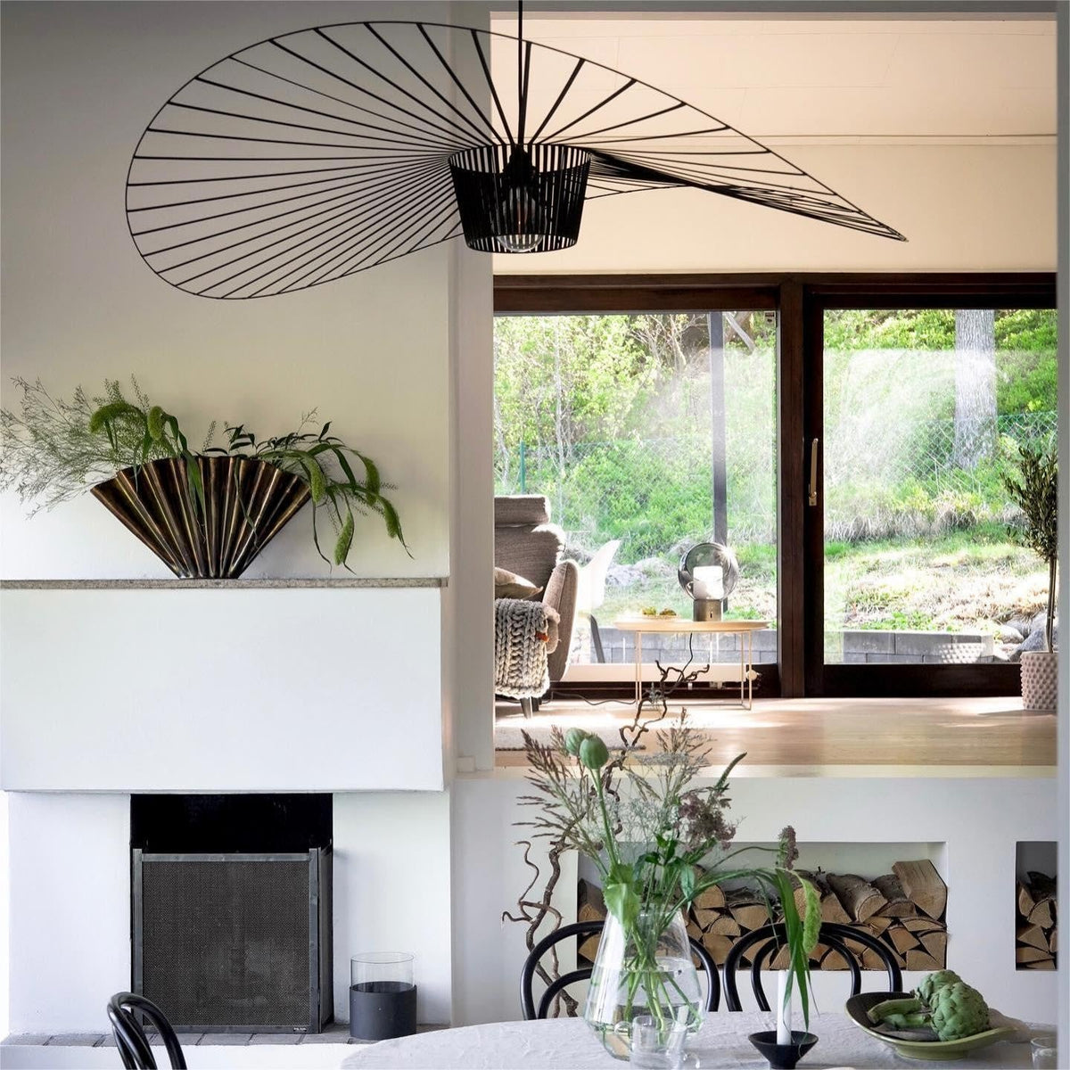 Norbury Fiberglass Disc Pendant Light