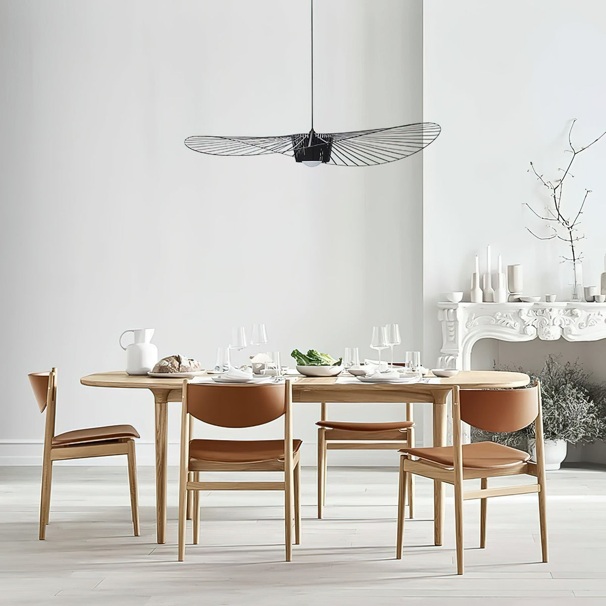 Norbury Fiberglass Disc Pendant Light
