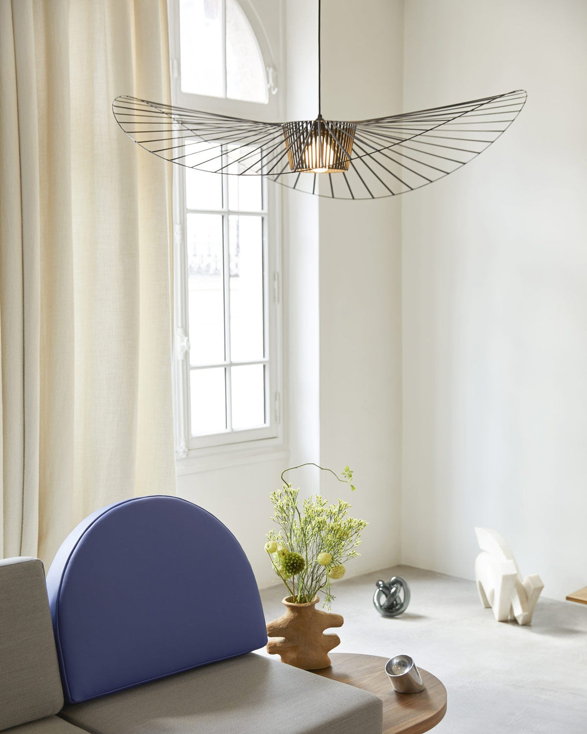 Norbury Fiberglass Disc Pendant Light