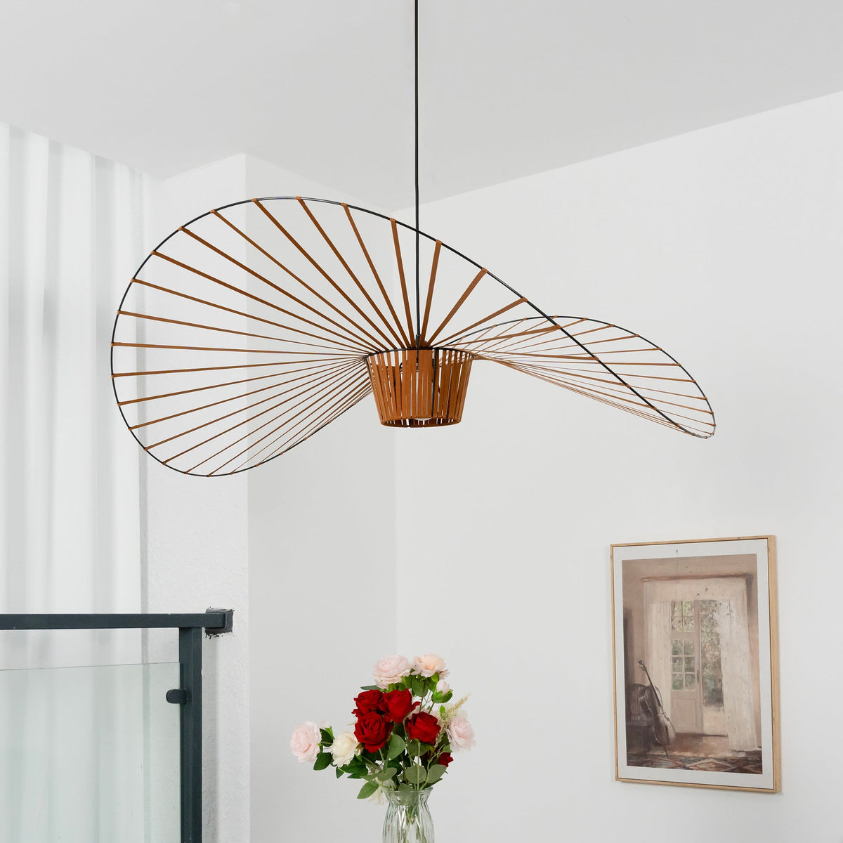 Norbury Fiberglass Disc Pendant Light
