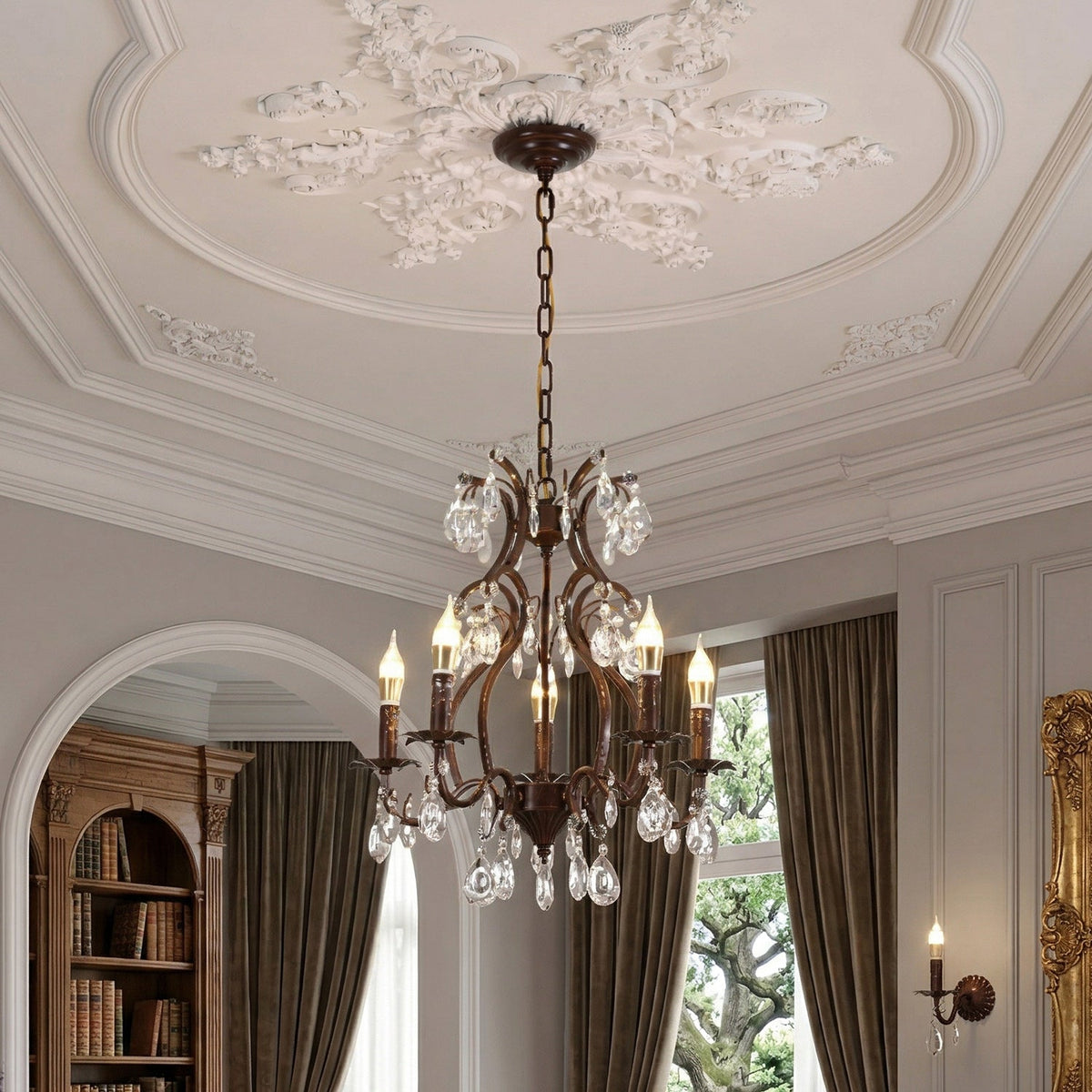 Delmoria Vesper Crystal Chandelier