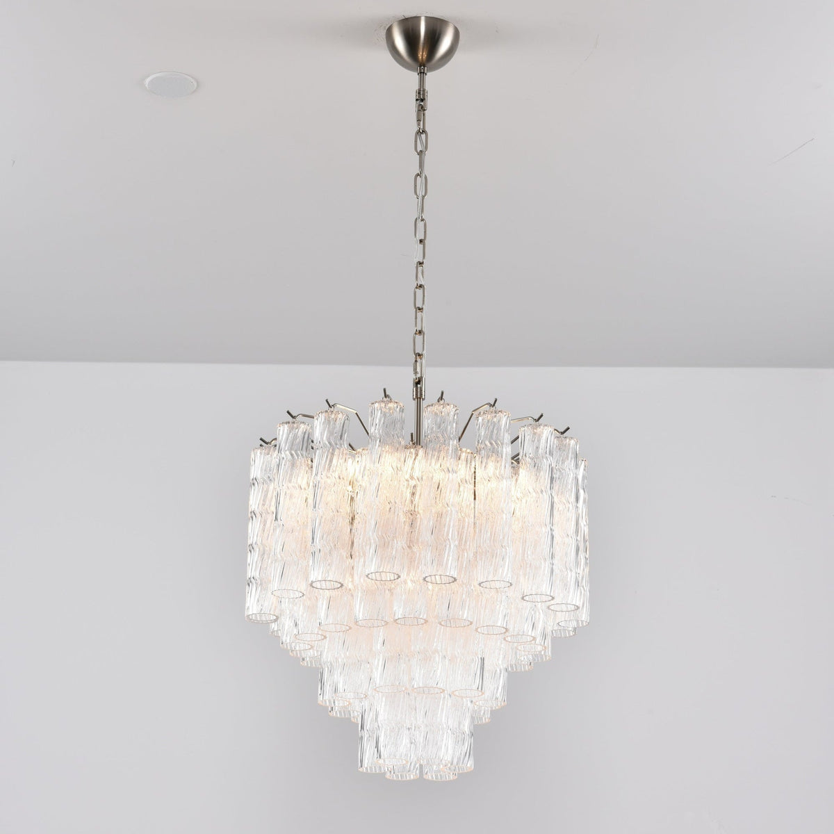 Veliella Chandelier Murano Glass Tiered Cascading Waves