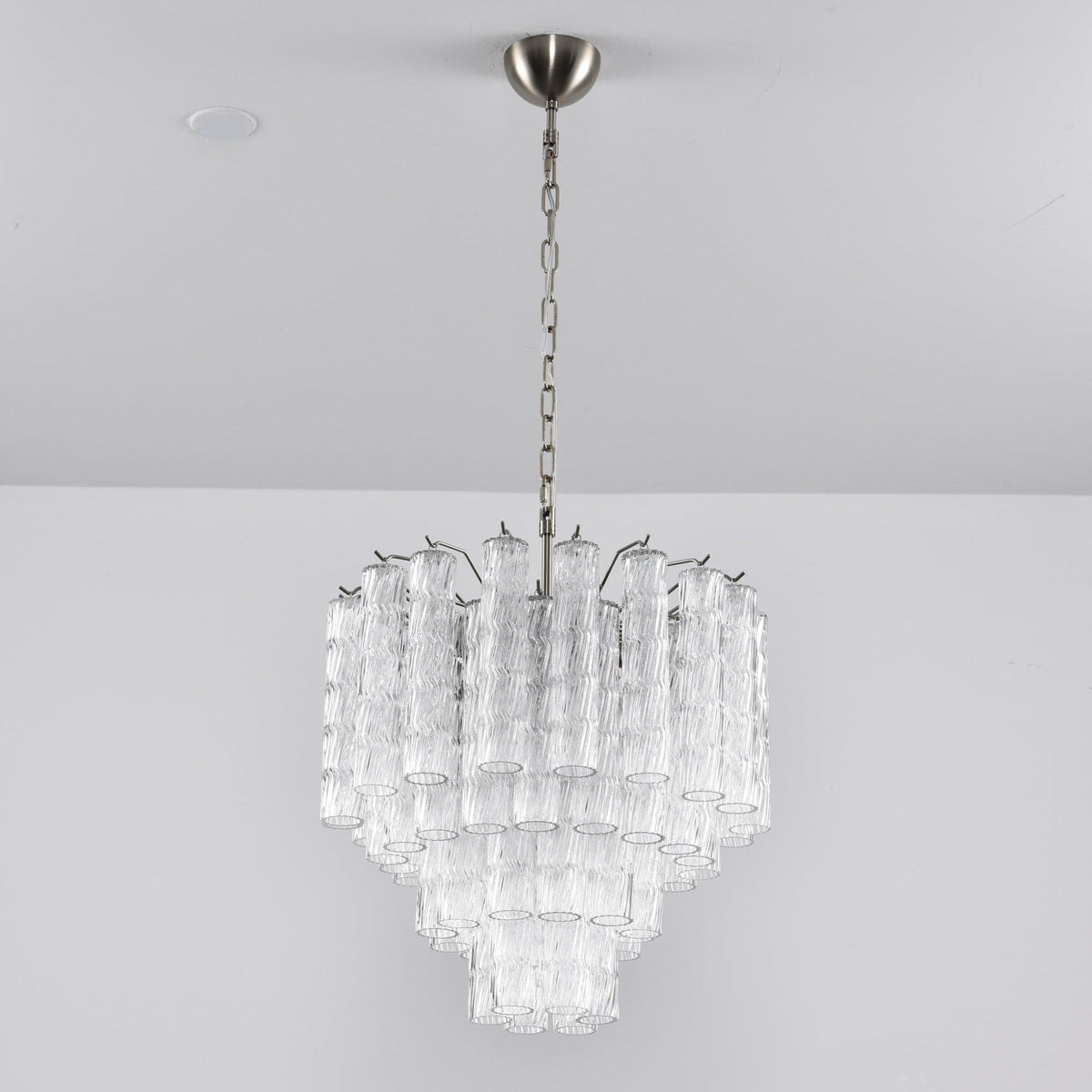 Veliella Chandelier Murano Glass Tiered Cascading Waves