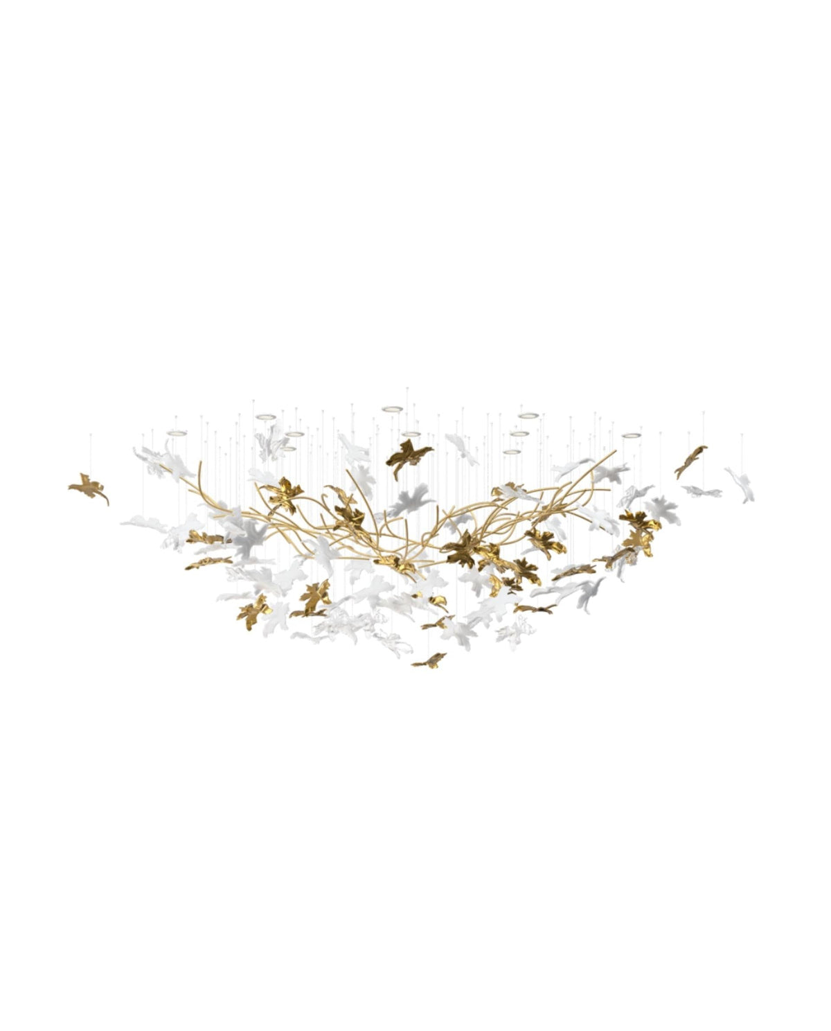 Arinan Floral Glass Chandelier