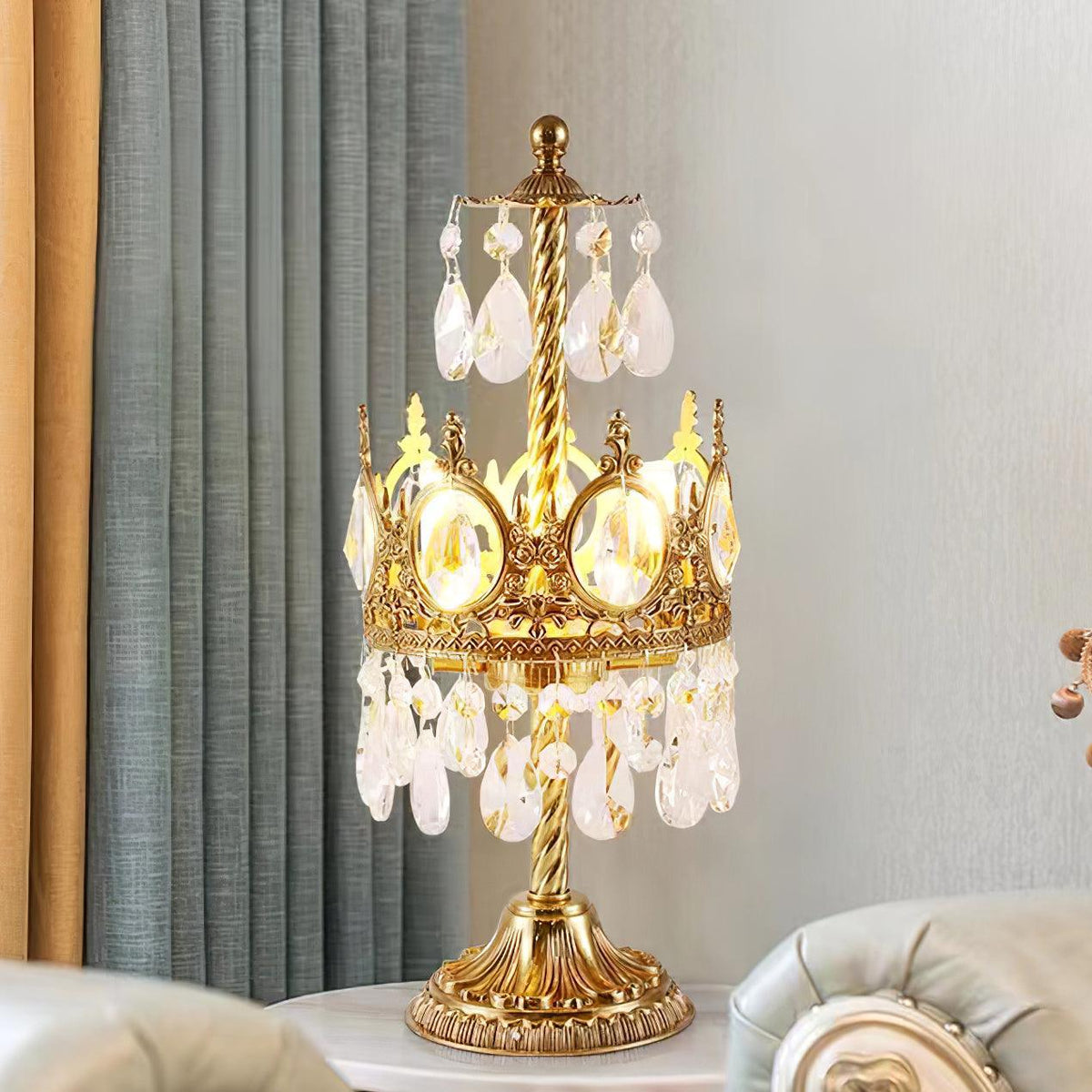 Glee Vintage Crystal Table Light