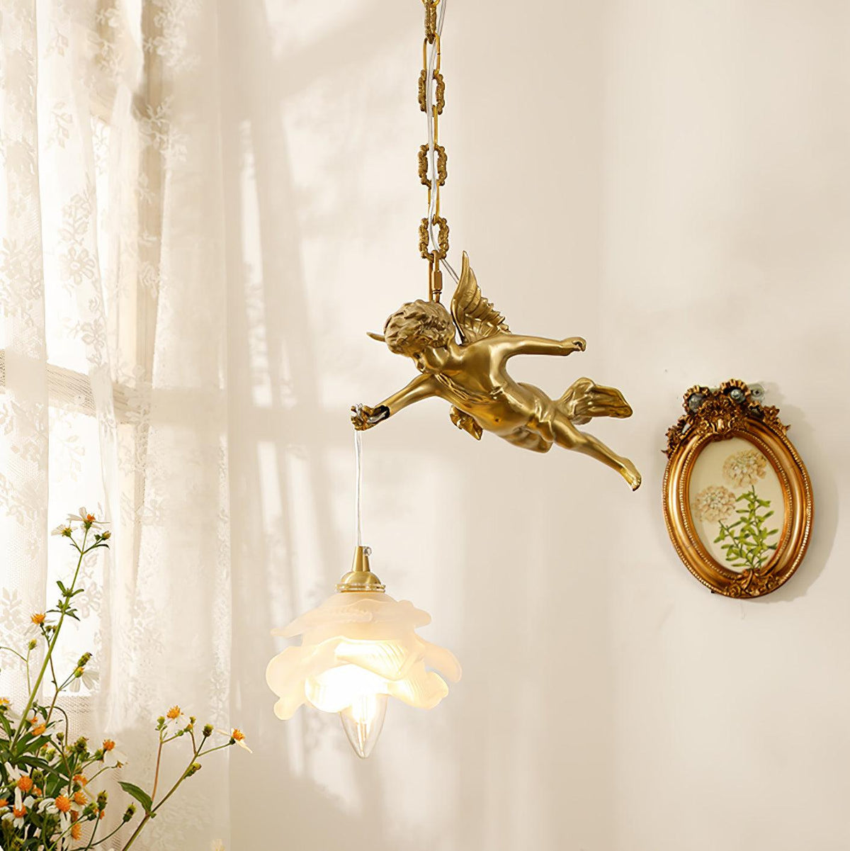 Solene Brass Light Luxury Pendant Light