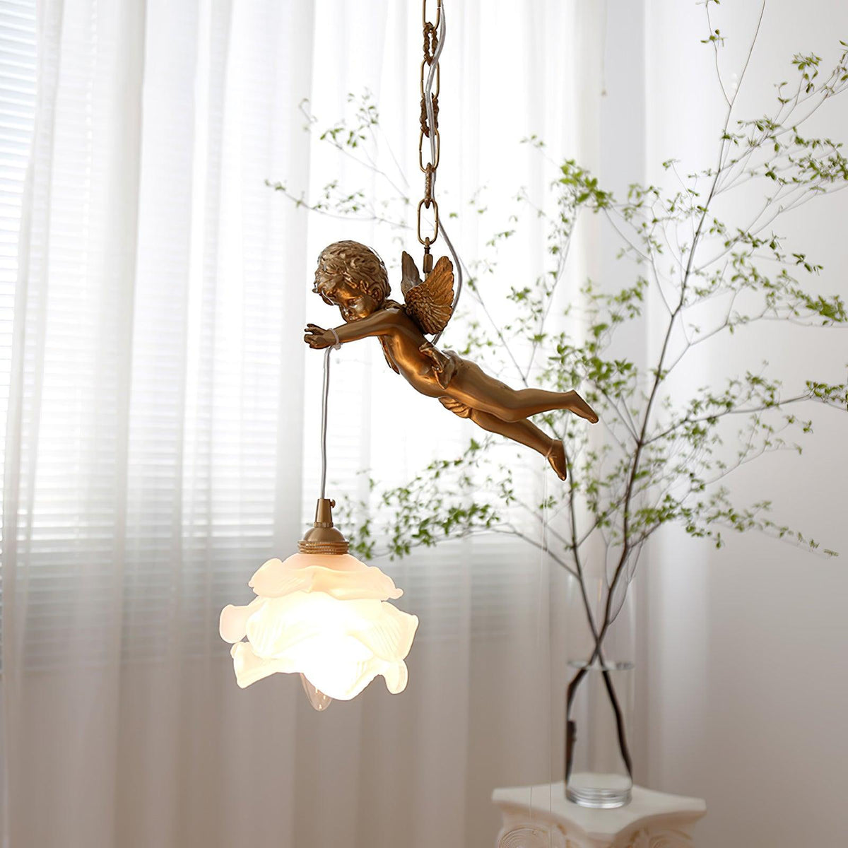 Solene Brass Light Luxury Pendant Light