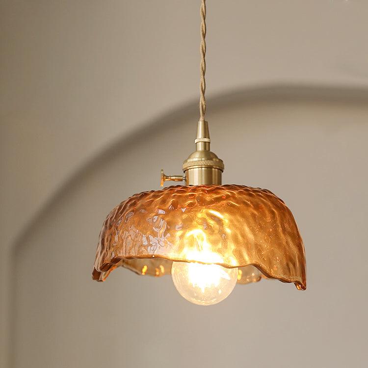 Xason Brown Glass Pendant Light