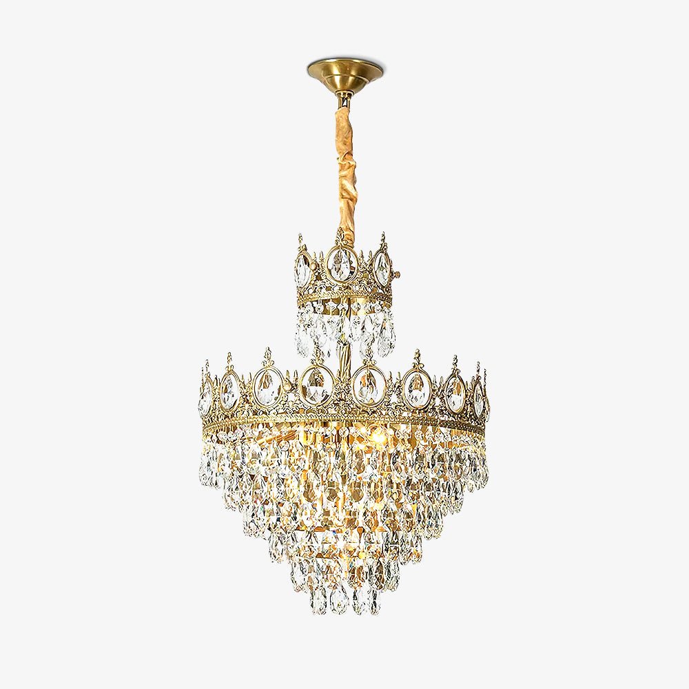 Luxeian Vintage Crystal Chandelier