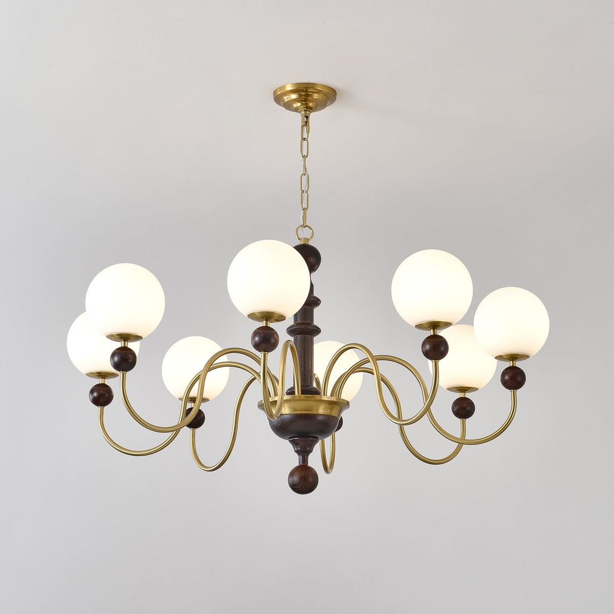 Lumirora Chandelier Vintage Curved Sphere