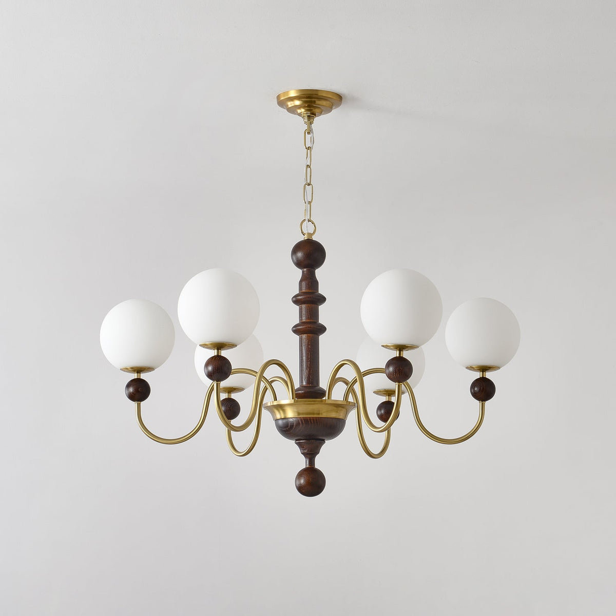 Lumirora Chandelier Vintage Curved Sphere