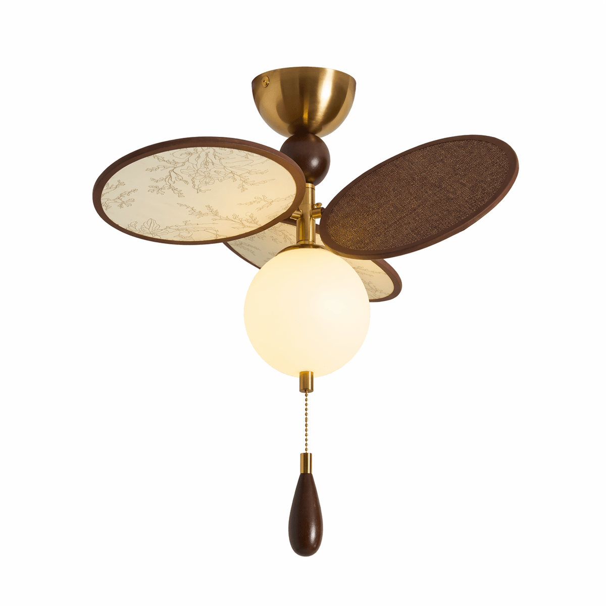 Lioraella Vintage Floral Disc Ceiling Light