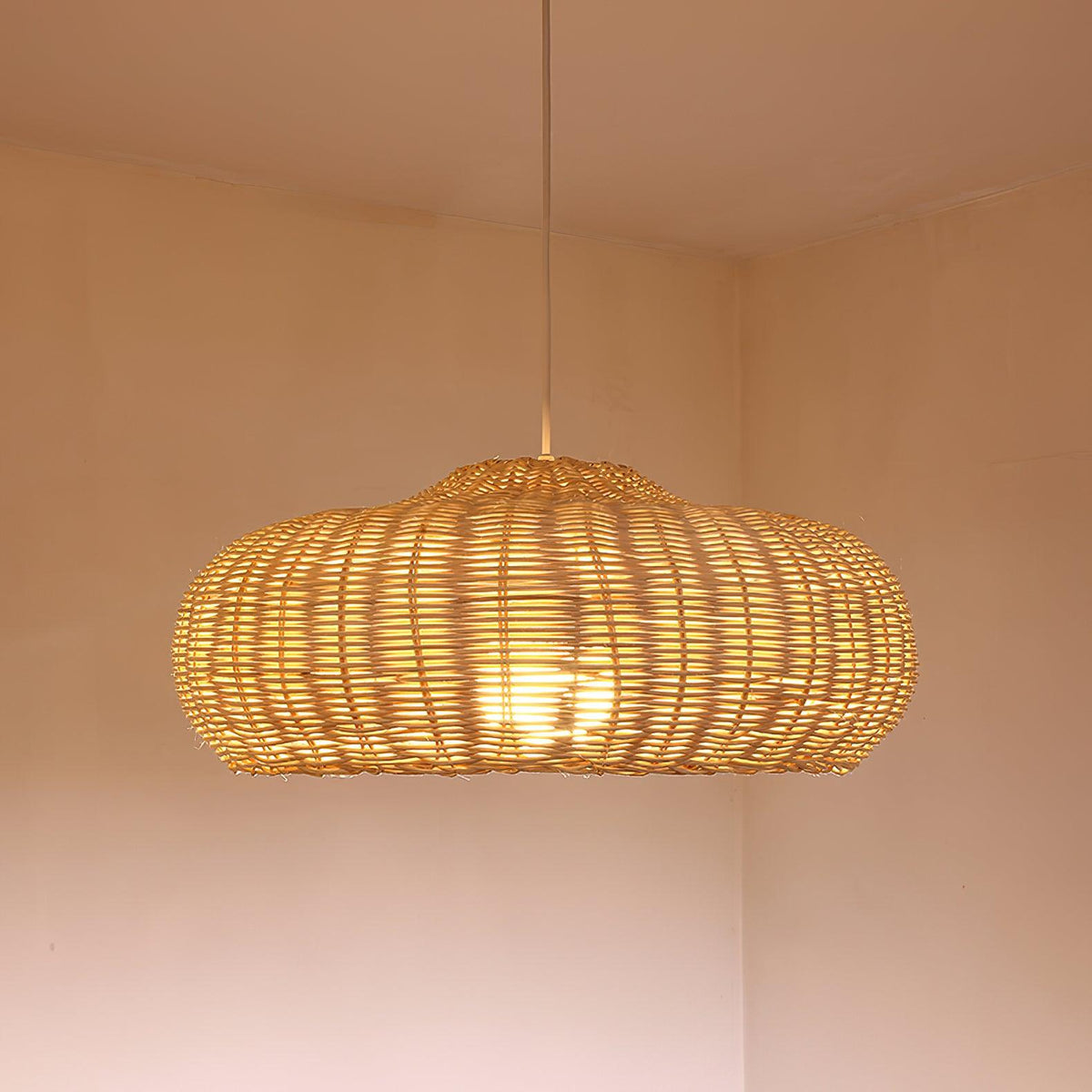 Socan Vintage Rattan Pendant Lamp