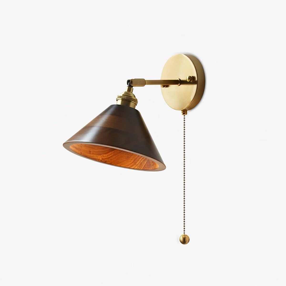 Rasen Vintage Wood Wall Lamp