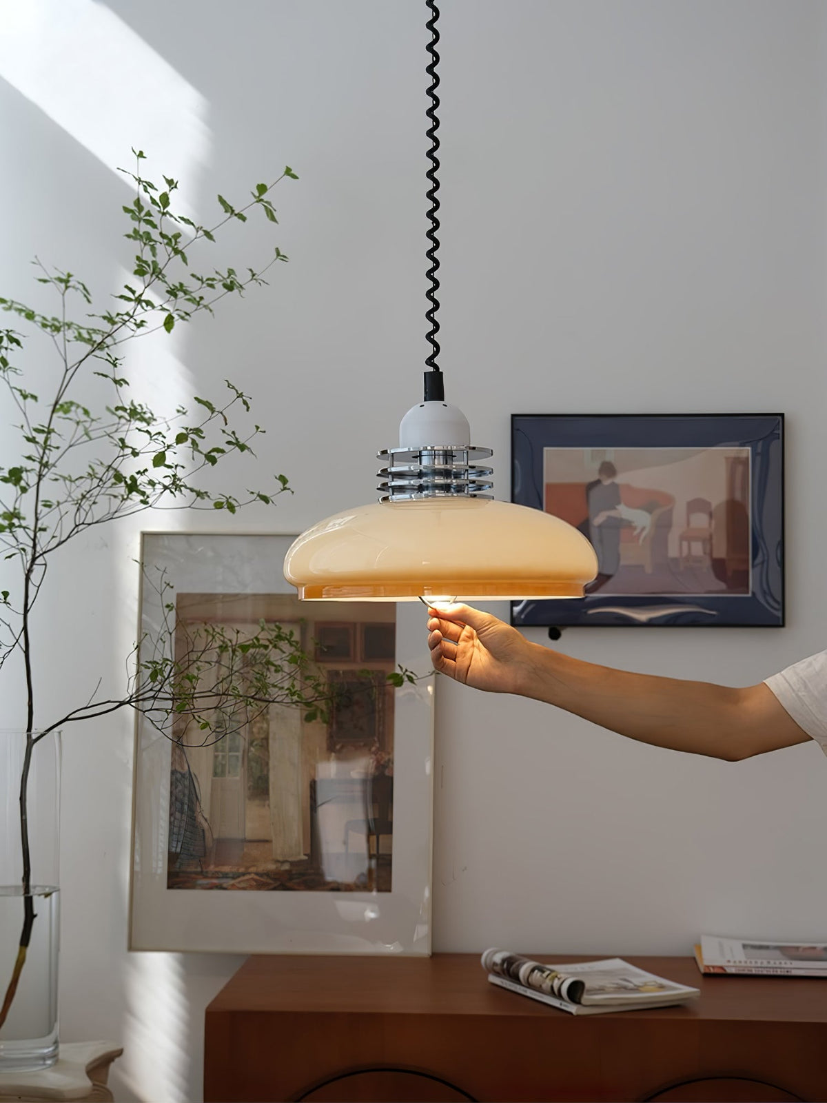 Ulaearae Nordic Art Classic Glass Pendant Lamp