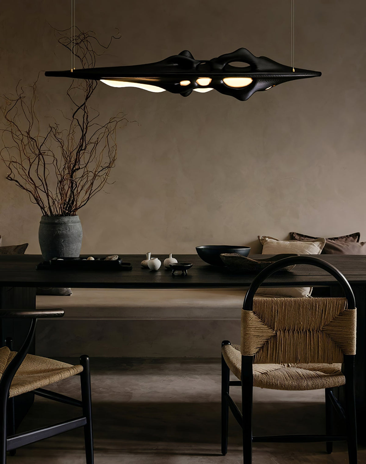 Ulsorira Topographic Wood Pendant Light