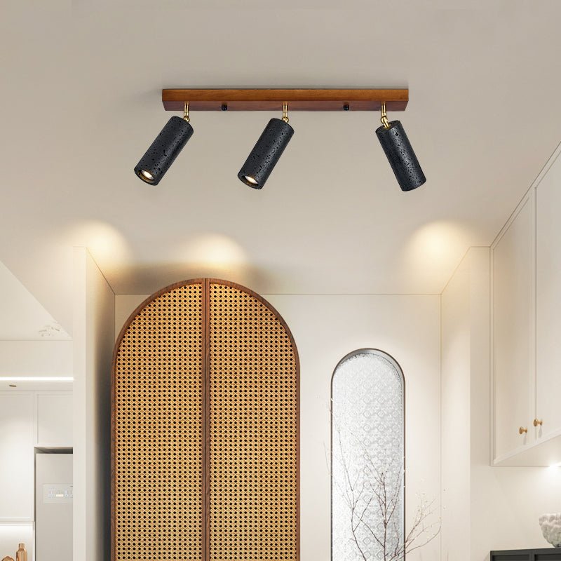 Eurliryra  Black Travertine Trio Ceiling Spot