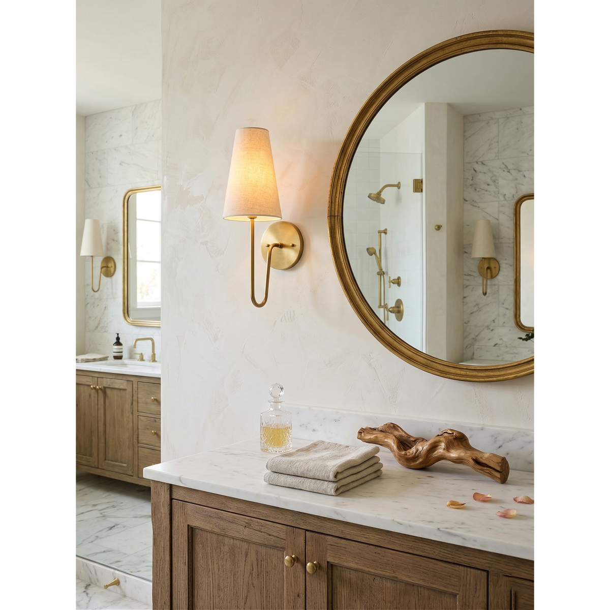 Palo Brass Indoor Wall Light