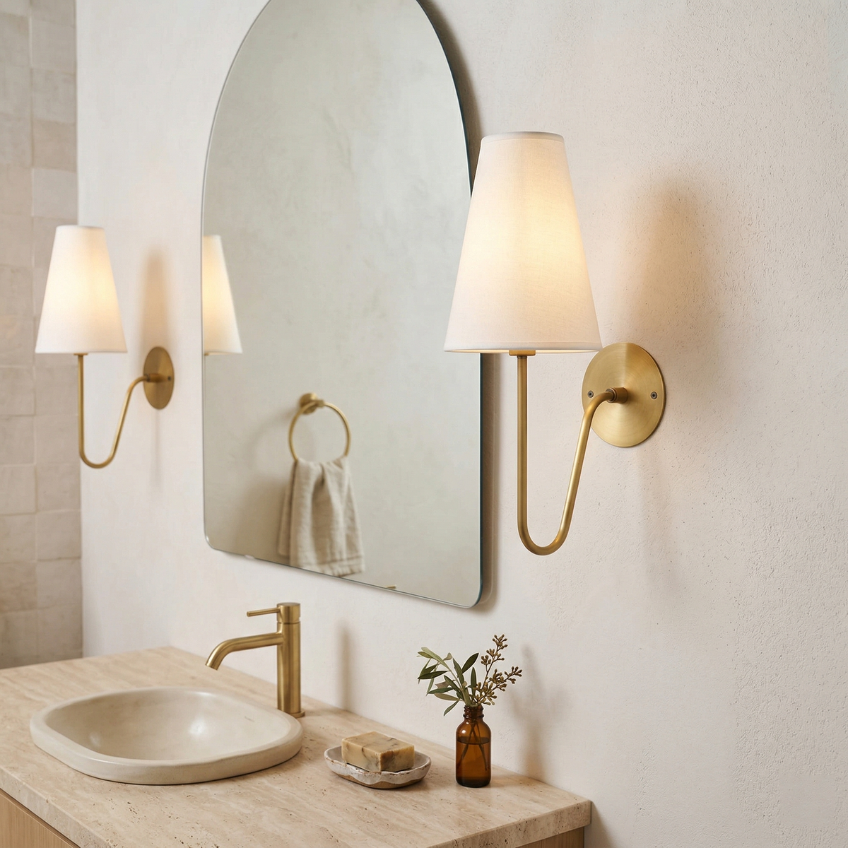 Palo Brass Indoor Wall Light