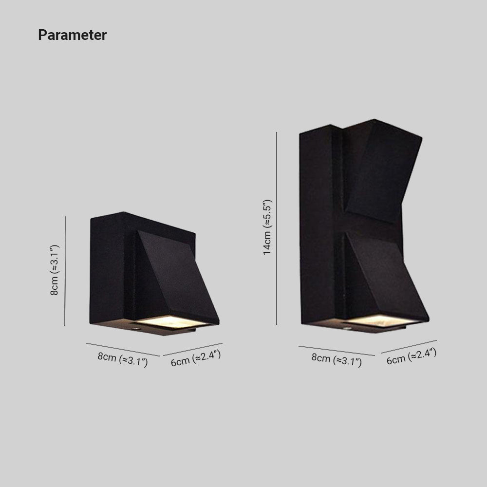 Ray Modern Metal LED Outdoor Wall Lamp - Lamp Outdoor