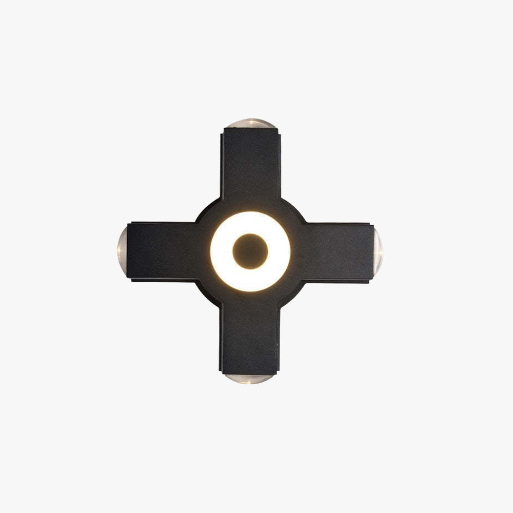 Ray Modern Waterproof Minimalist LED Outdoor Wall Lamp Metal Acrylic Garden Corridor - Lamp Outdoor
