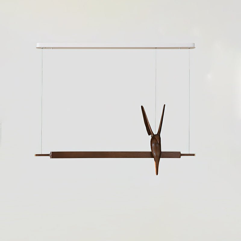 Varinisra Sculptural Oak Pendant Light