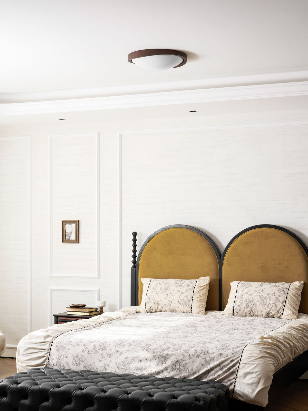Kima Curved Edge Flush Mount Ceiling Light