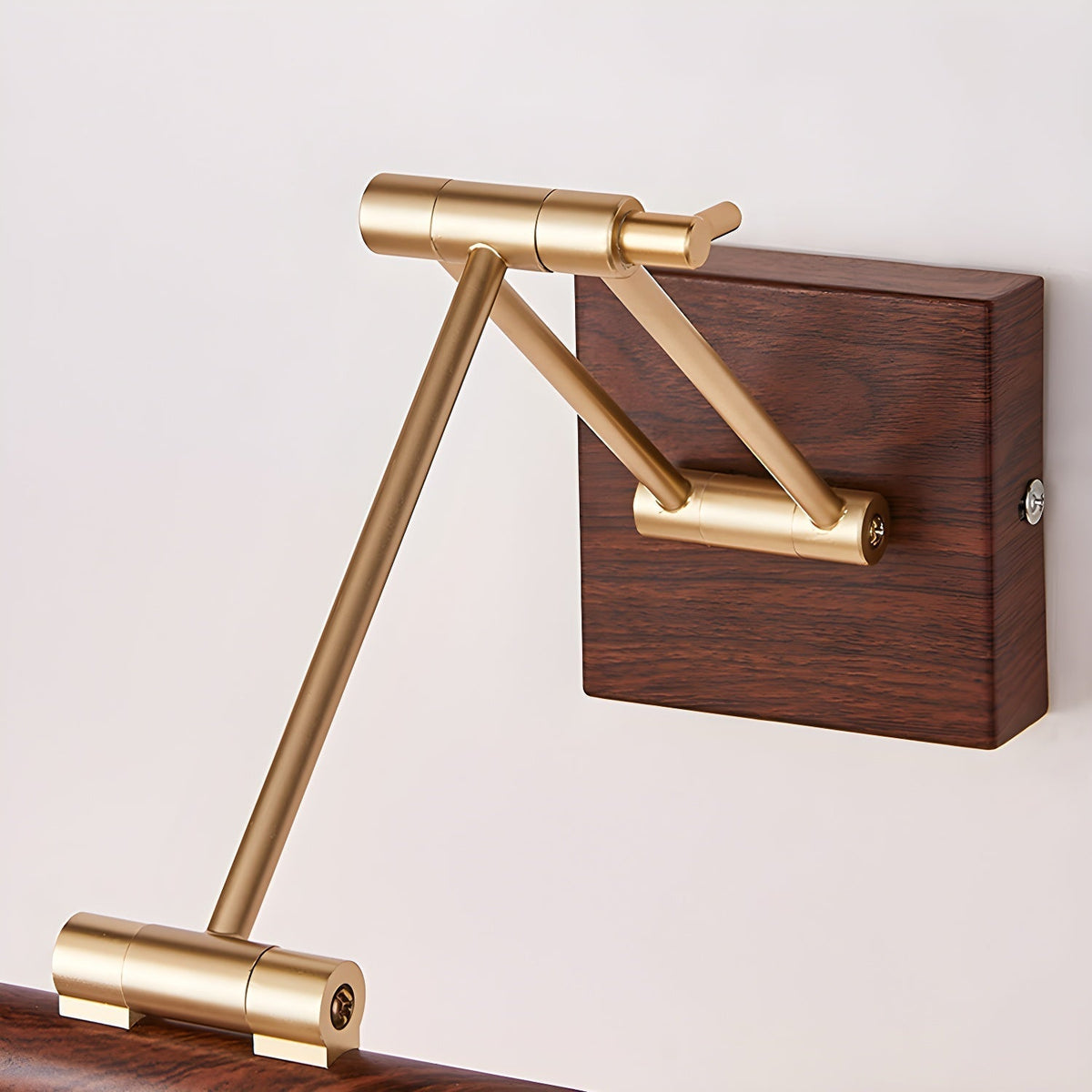 Elvoro Wall Light Walnut Color Linear Adjustable