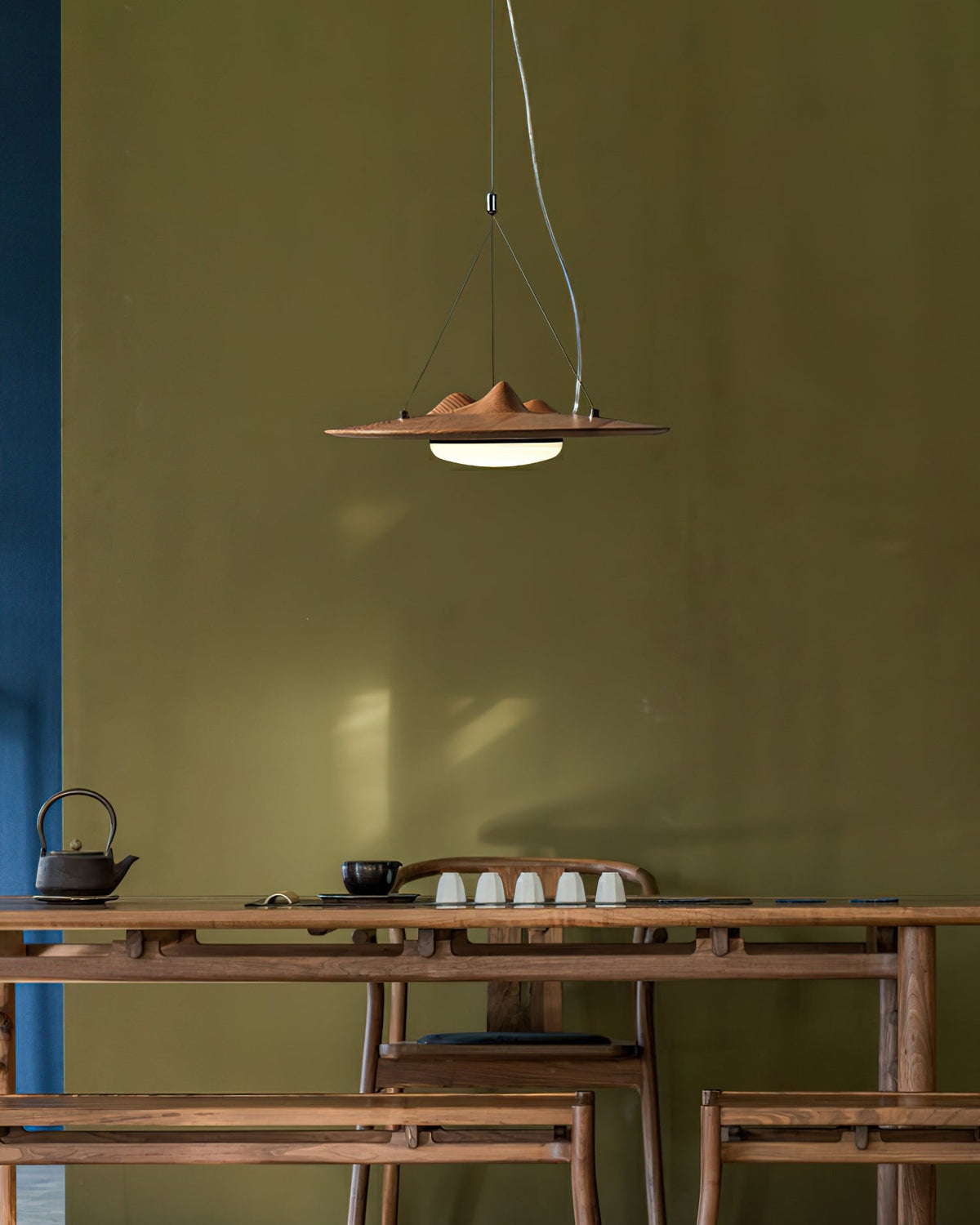 Vathea Premium Nordic Art Wood Pendant Lamp
