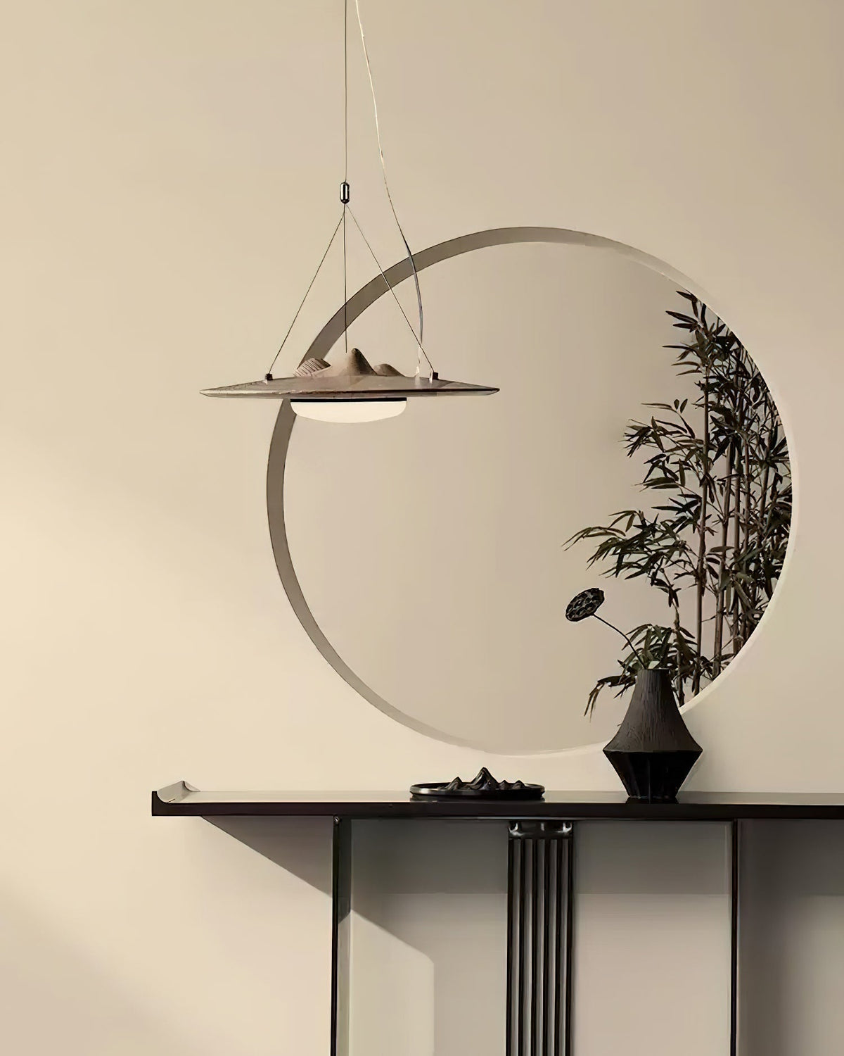 Vathea Premium Nordic Art Wood Pendant Lamp