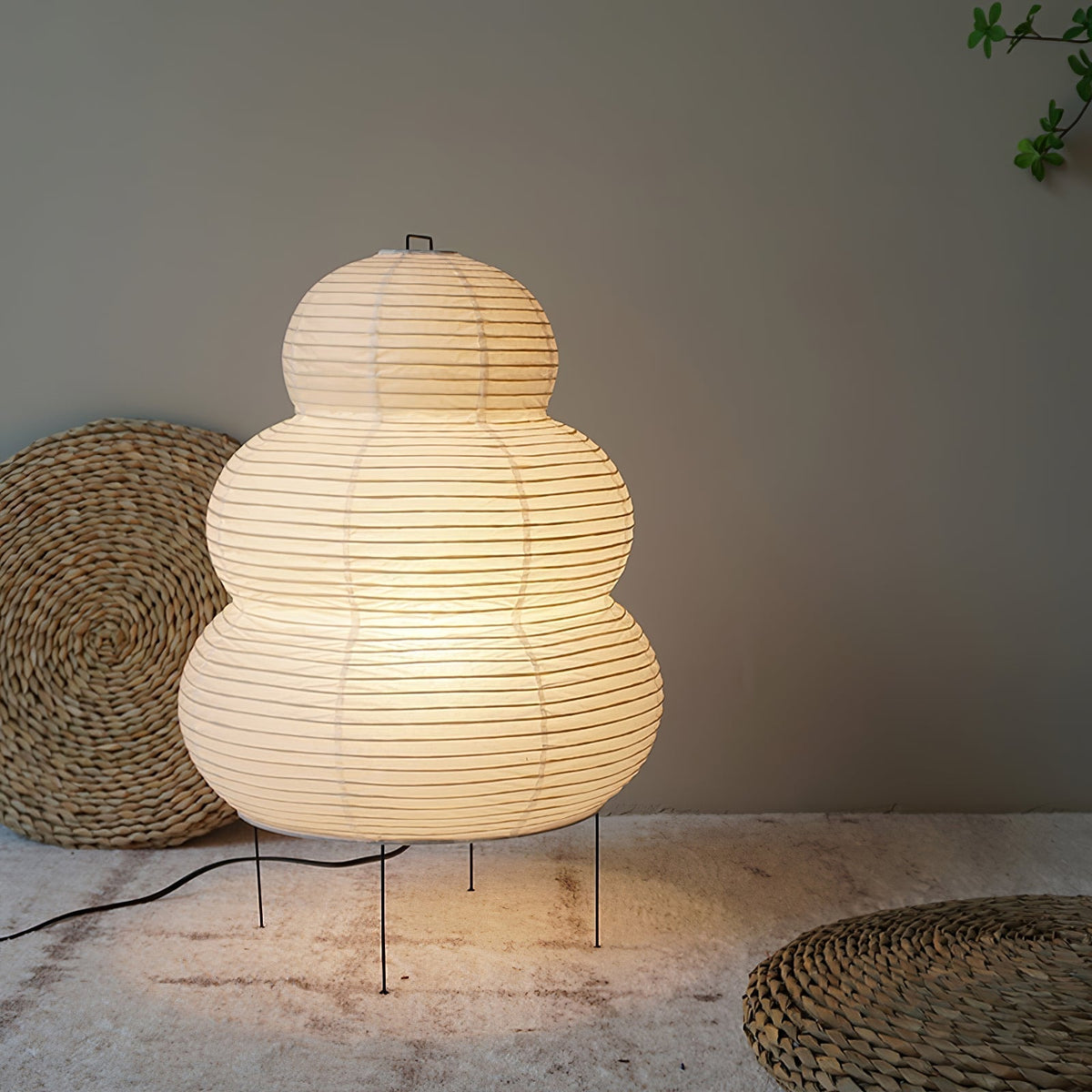 Tranquilux Paper Japanese-Inspired Table Lamp