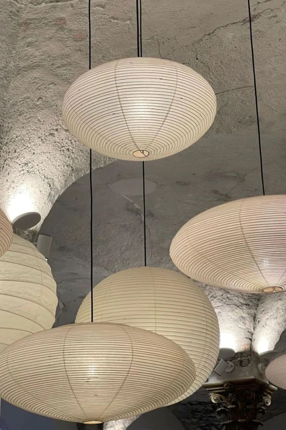 Yawen Washi Paper 15A 21A 26A Pendant Light