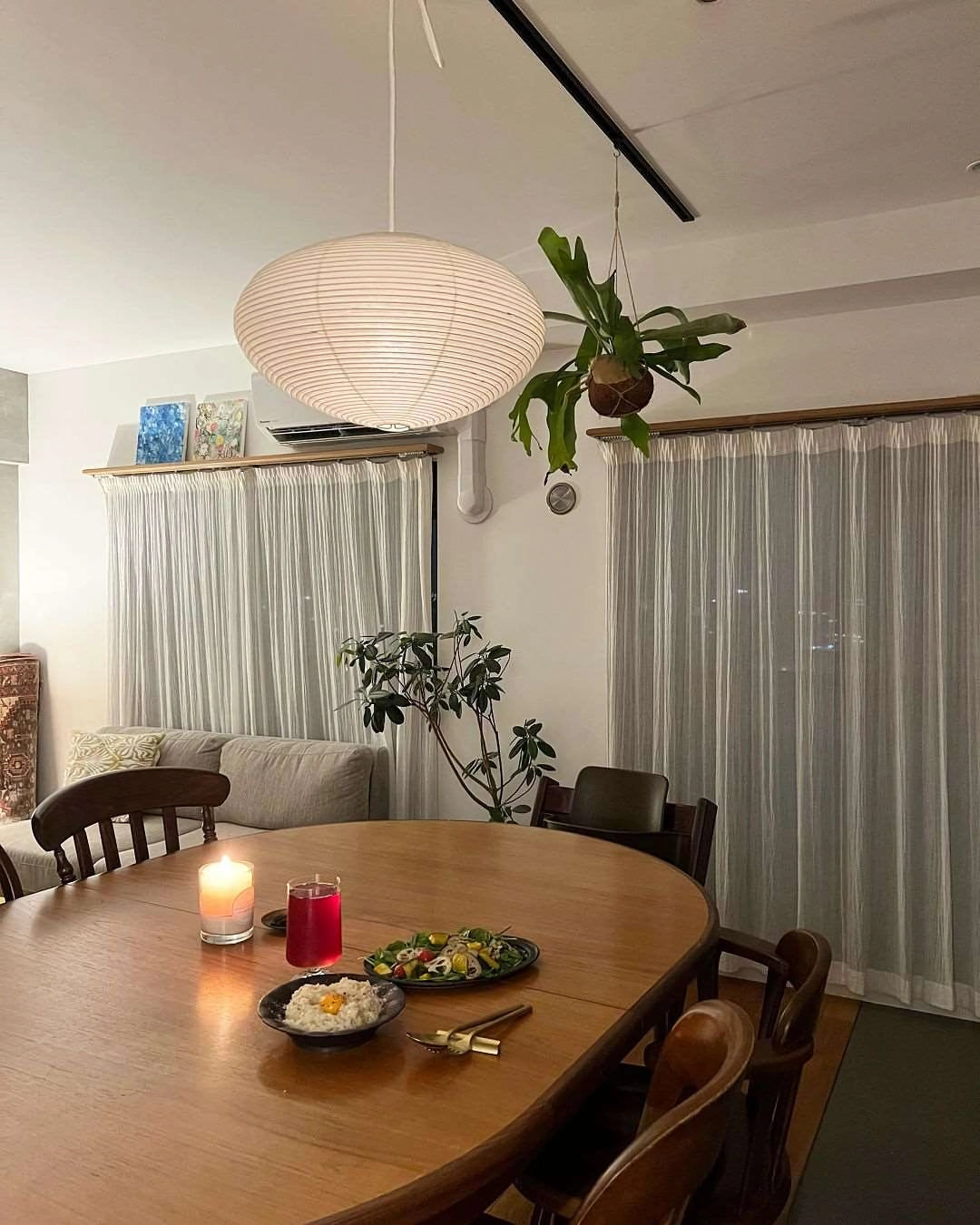 Yawen Washi Paper 15A 21A 26A Pendant Light