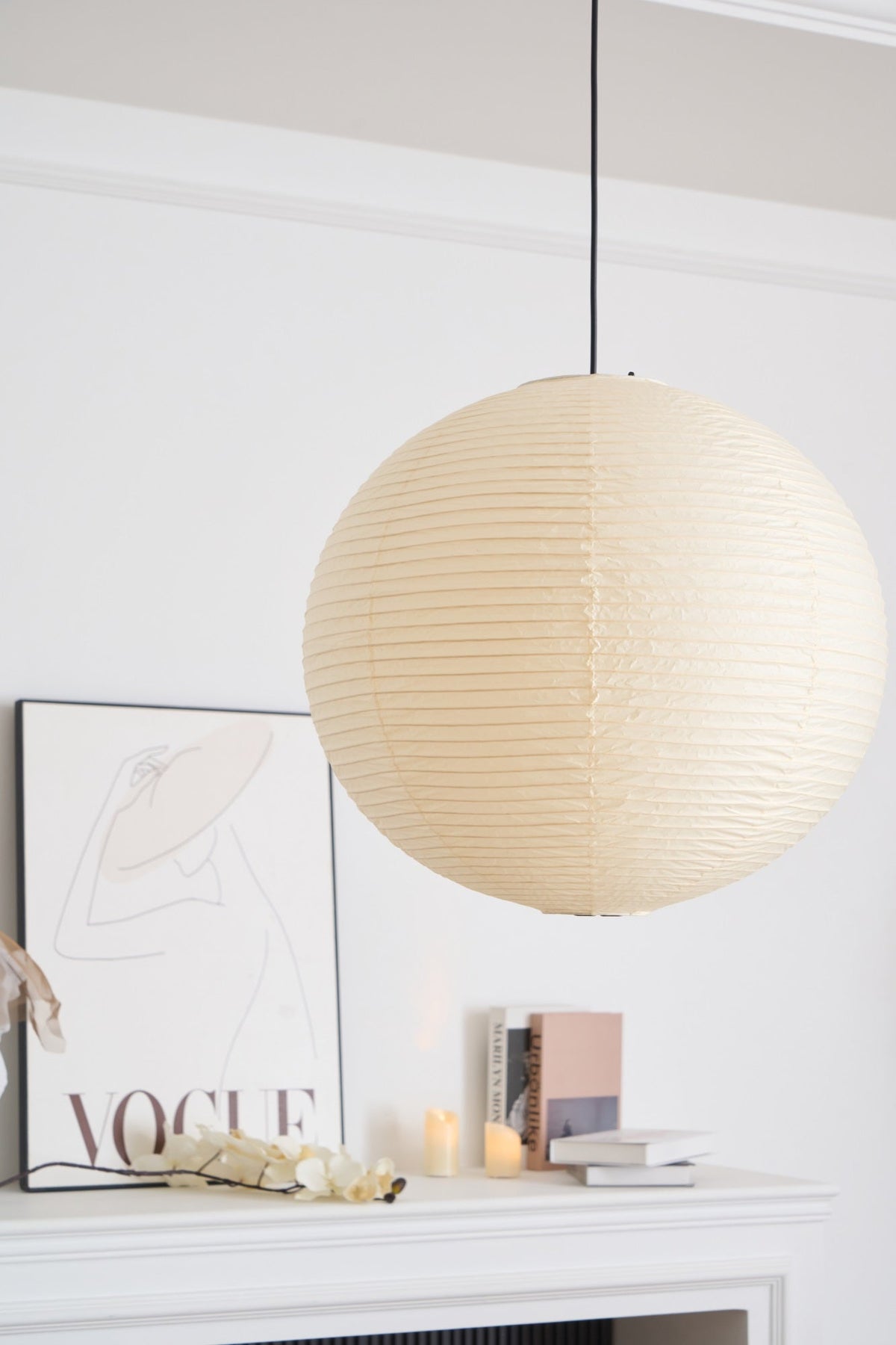 Lunerelle Pendant Lamp Paper for Living Room