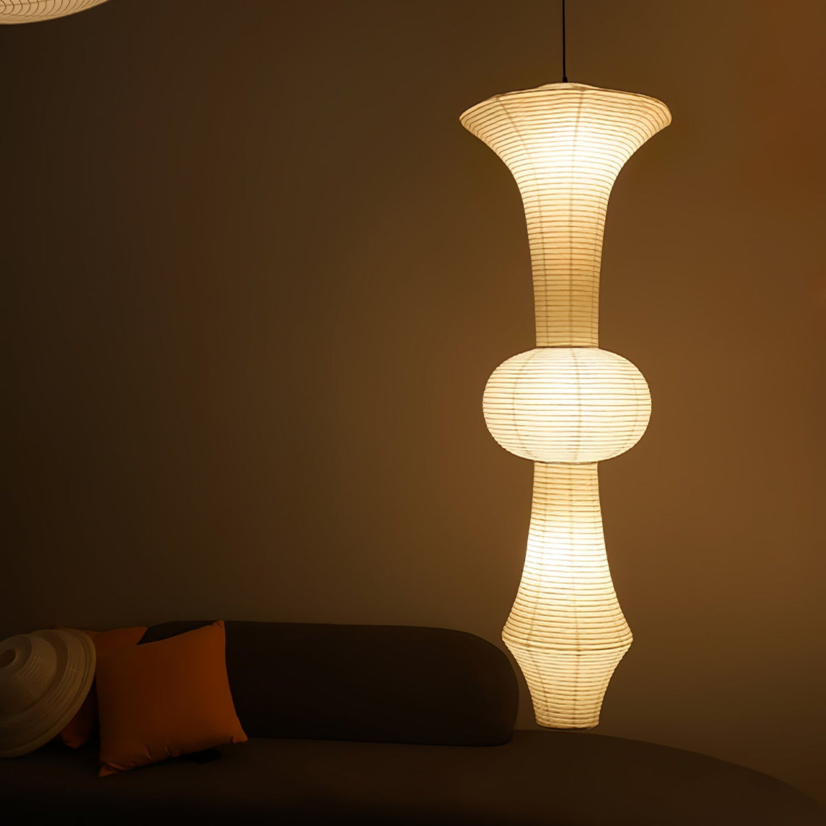 Isalo Washi Paper E Pendant Light