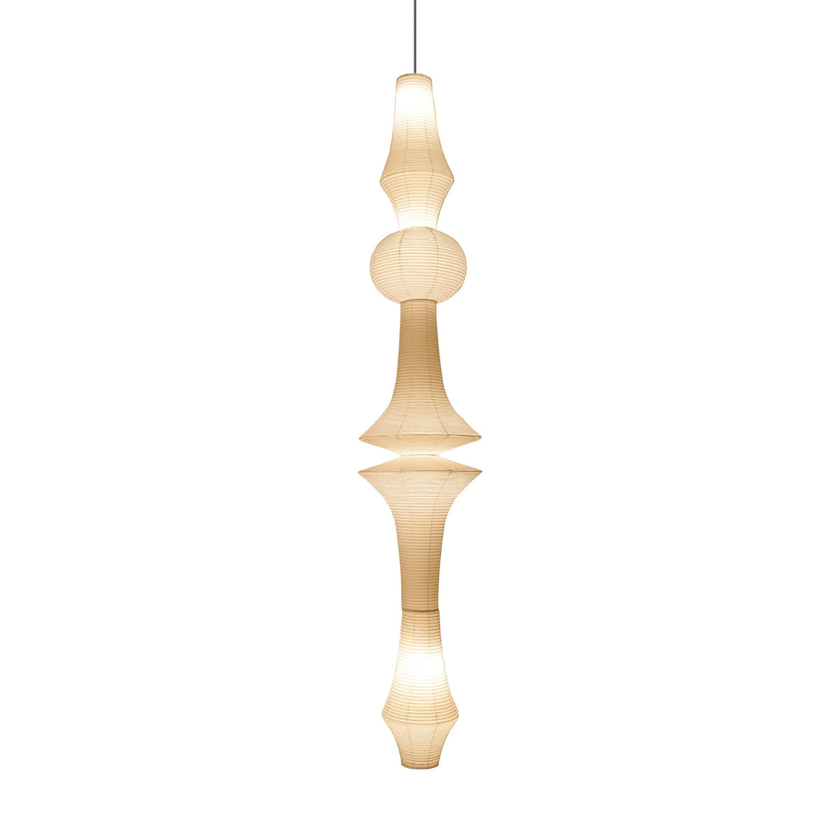 Isalo Washi Paper E Pendant Light