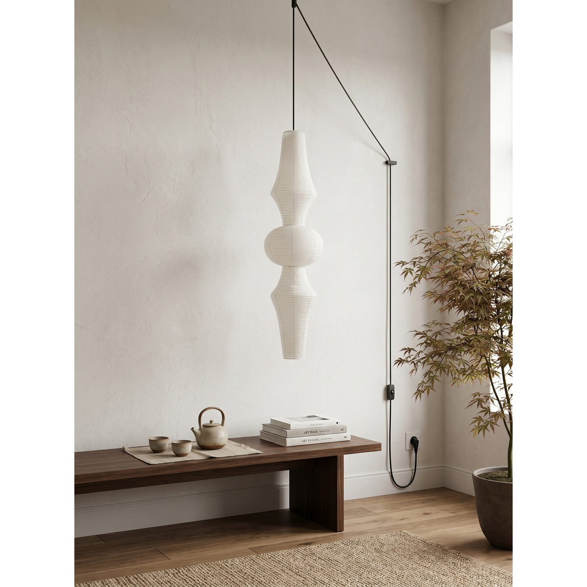 Soreneria Paper E Pendant Swag Lights