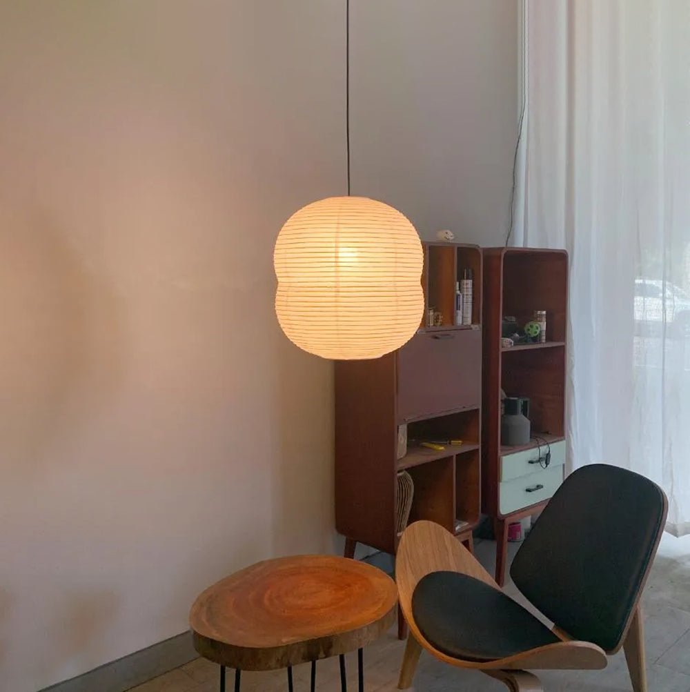 Nivelelle Minimalist Rice Paper Pendant Light