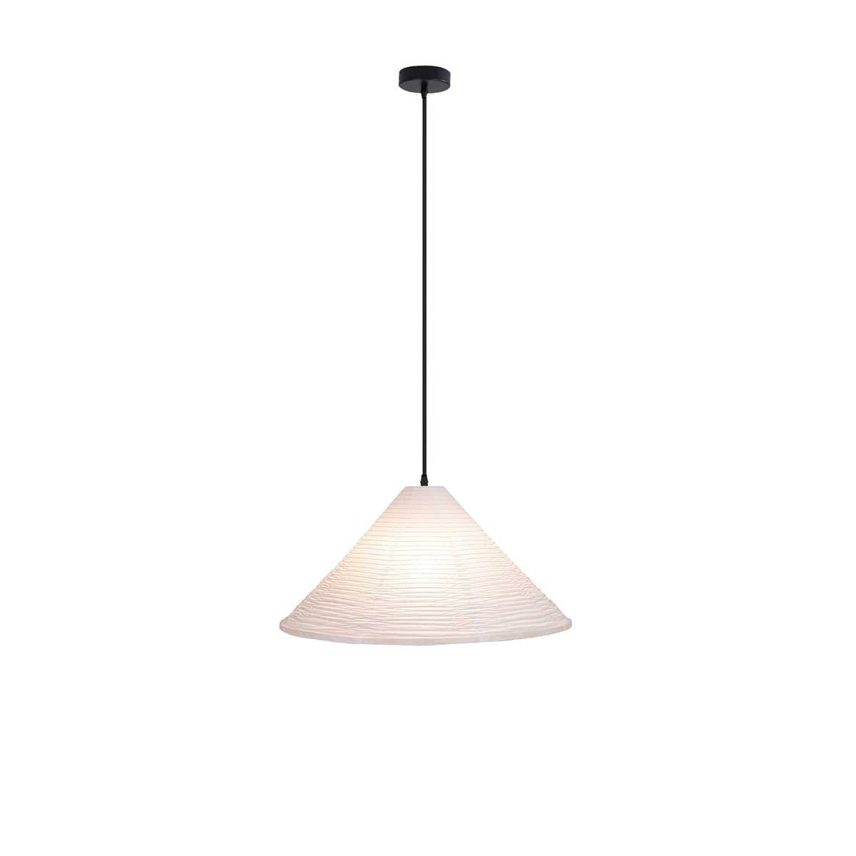 Conic Paper Pyramid Pendant Lamp
