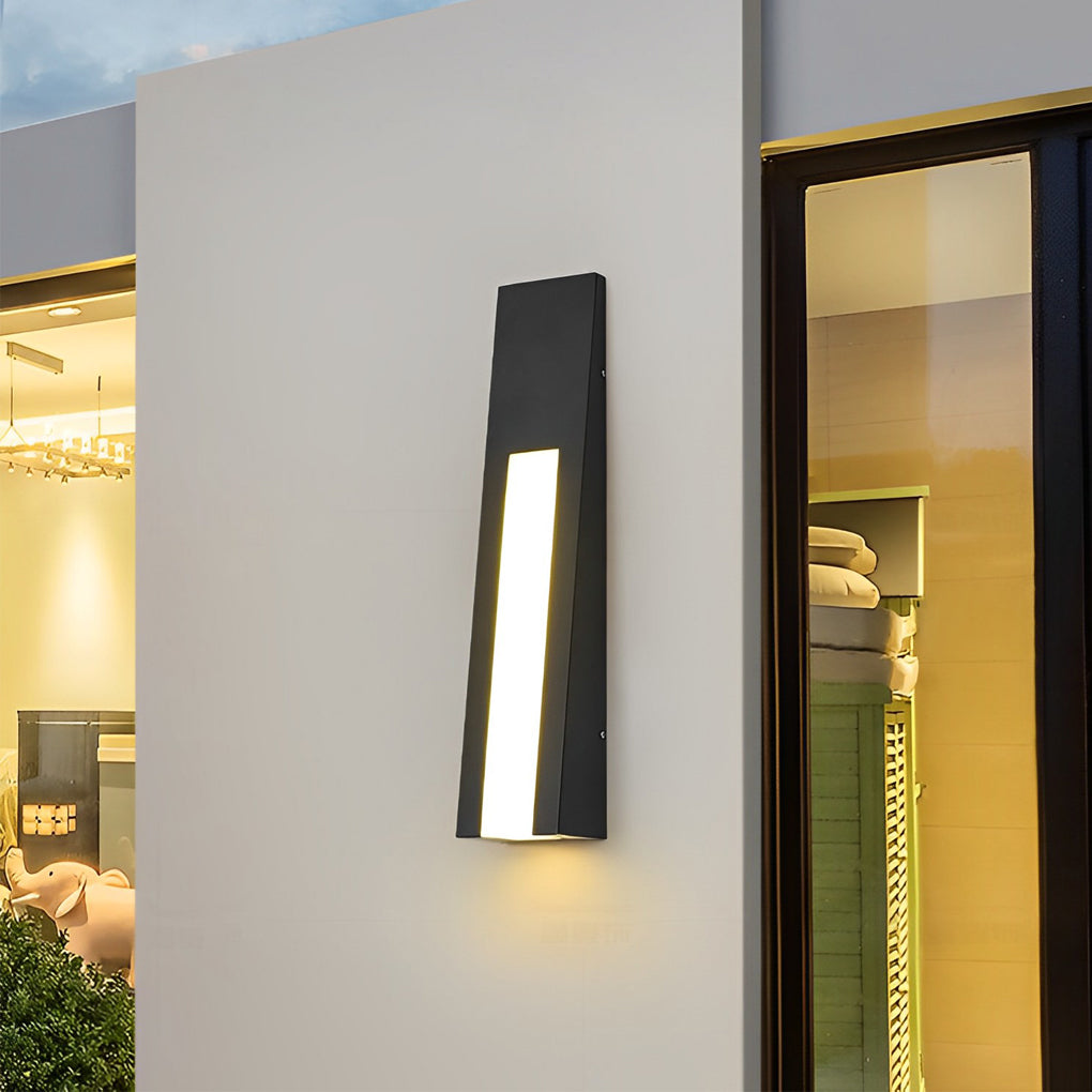Minimalist LED Waterproof Black Modern Outdoor Wall Lamp Exterior Lights - Lamp Outdoor