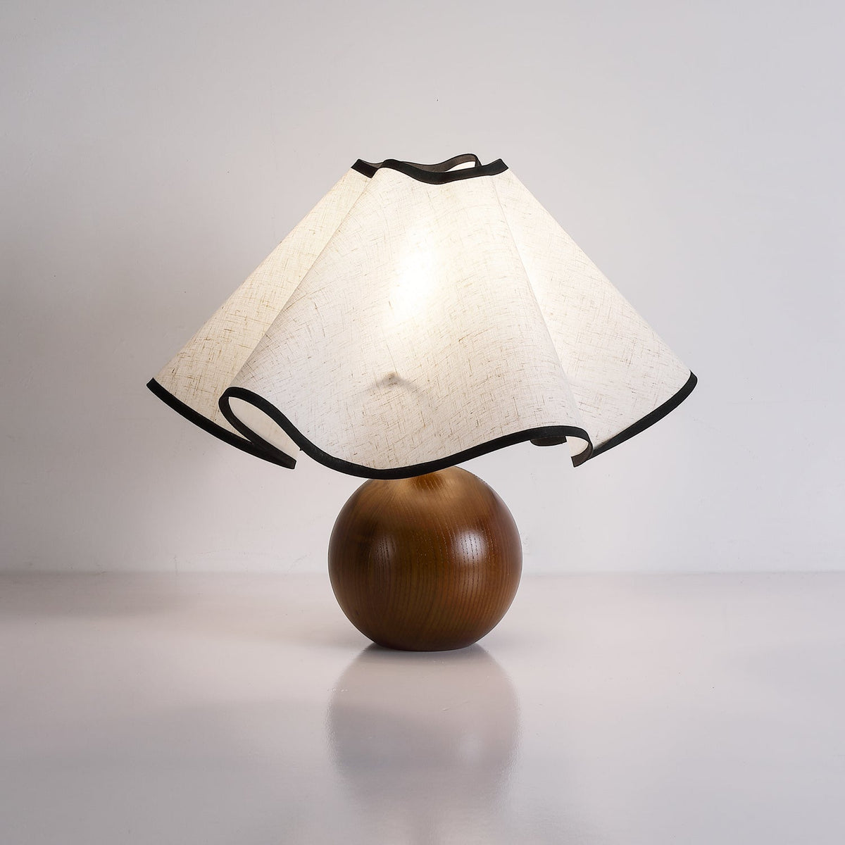 Kalion Wood Fabric Table Lamp
