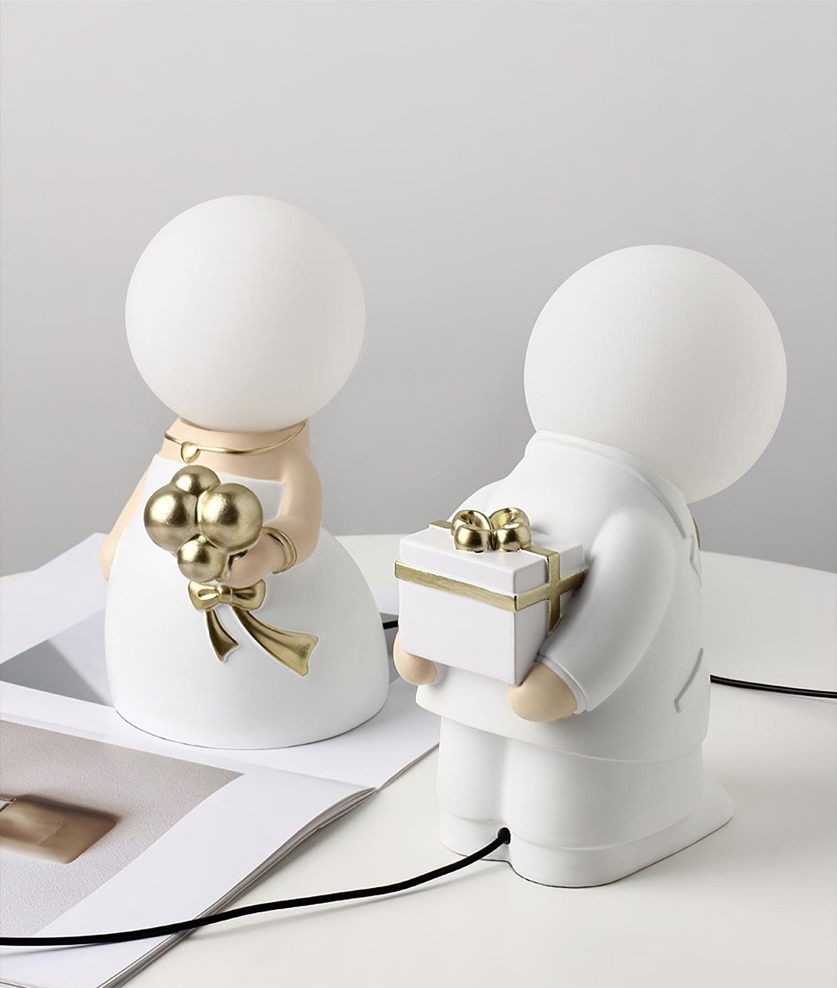 Eternal Ceramic & White Table Lamp
