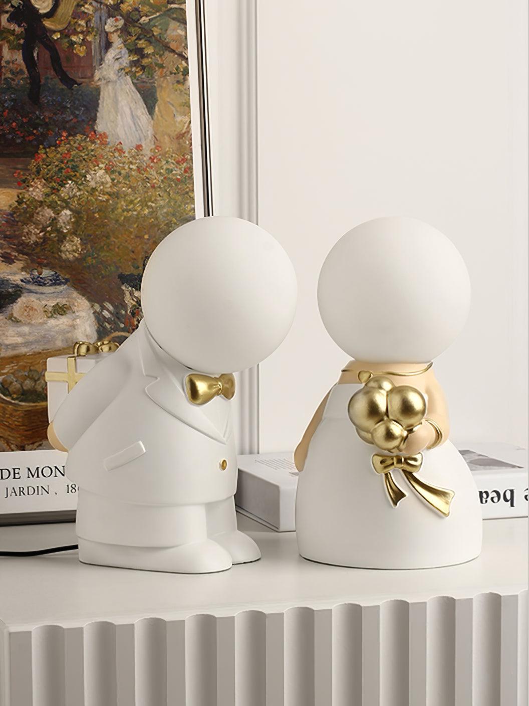 Eternal Ceramic & White Table Lamp