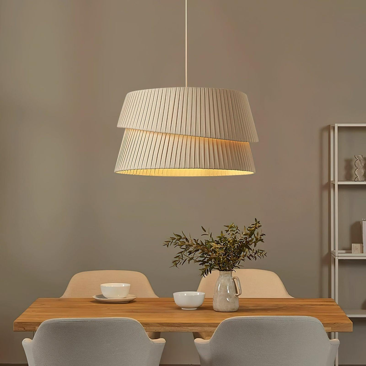 Tocan Fabric Scandinavian Pendant Light