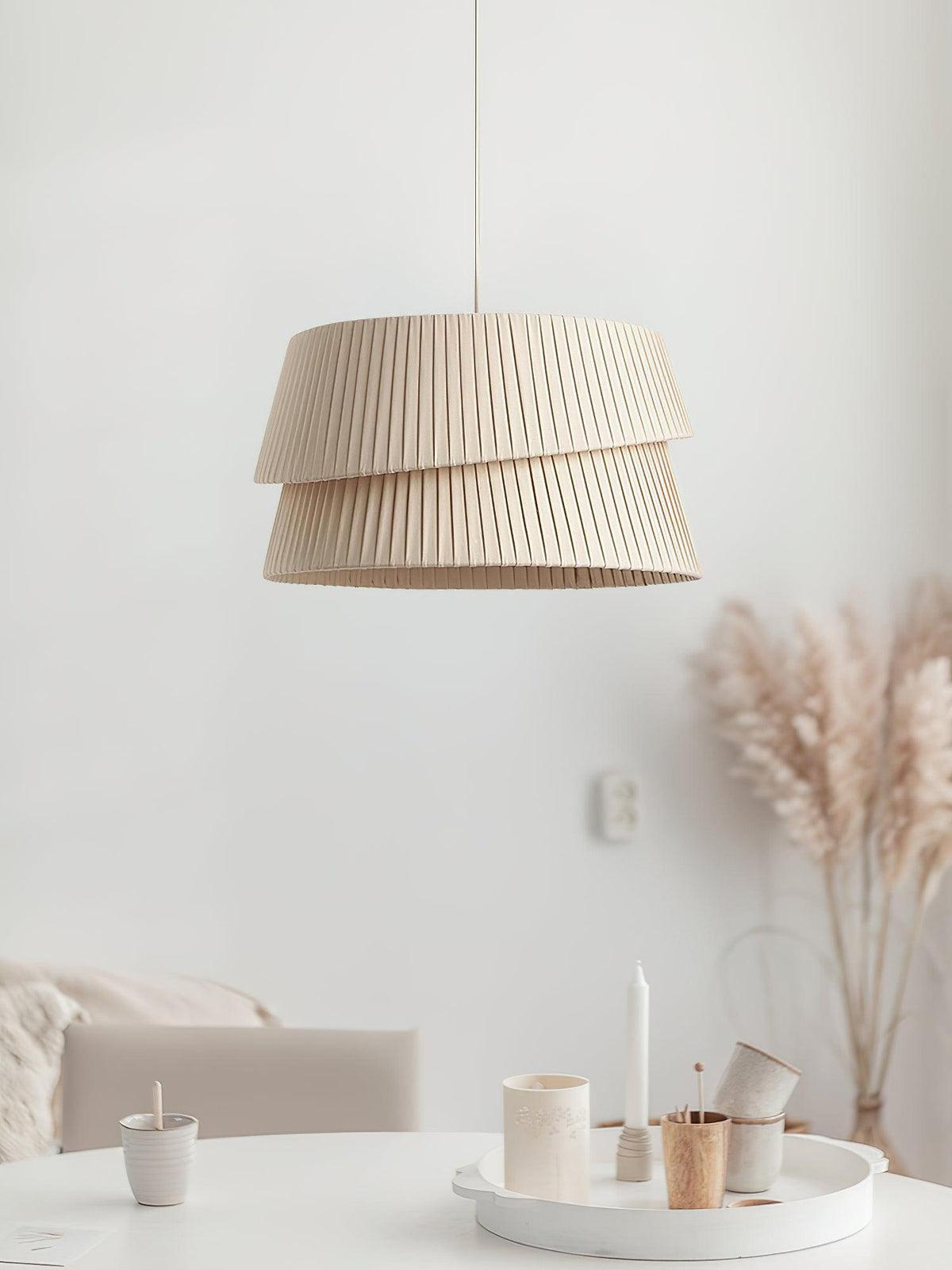 Tocan Fabric Scandinavian Pendant Light