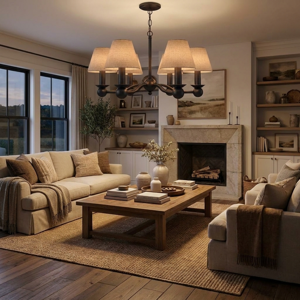 Halemere Fabric Chandelier