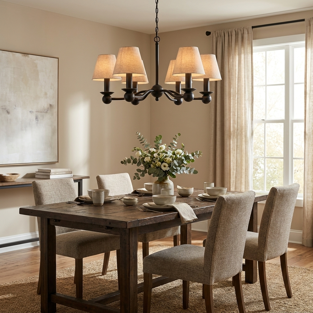Halemere Fabric Chandelier