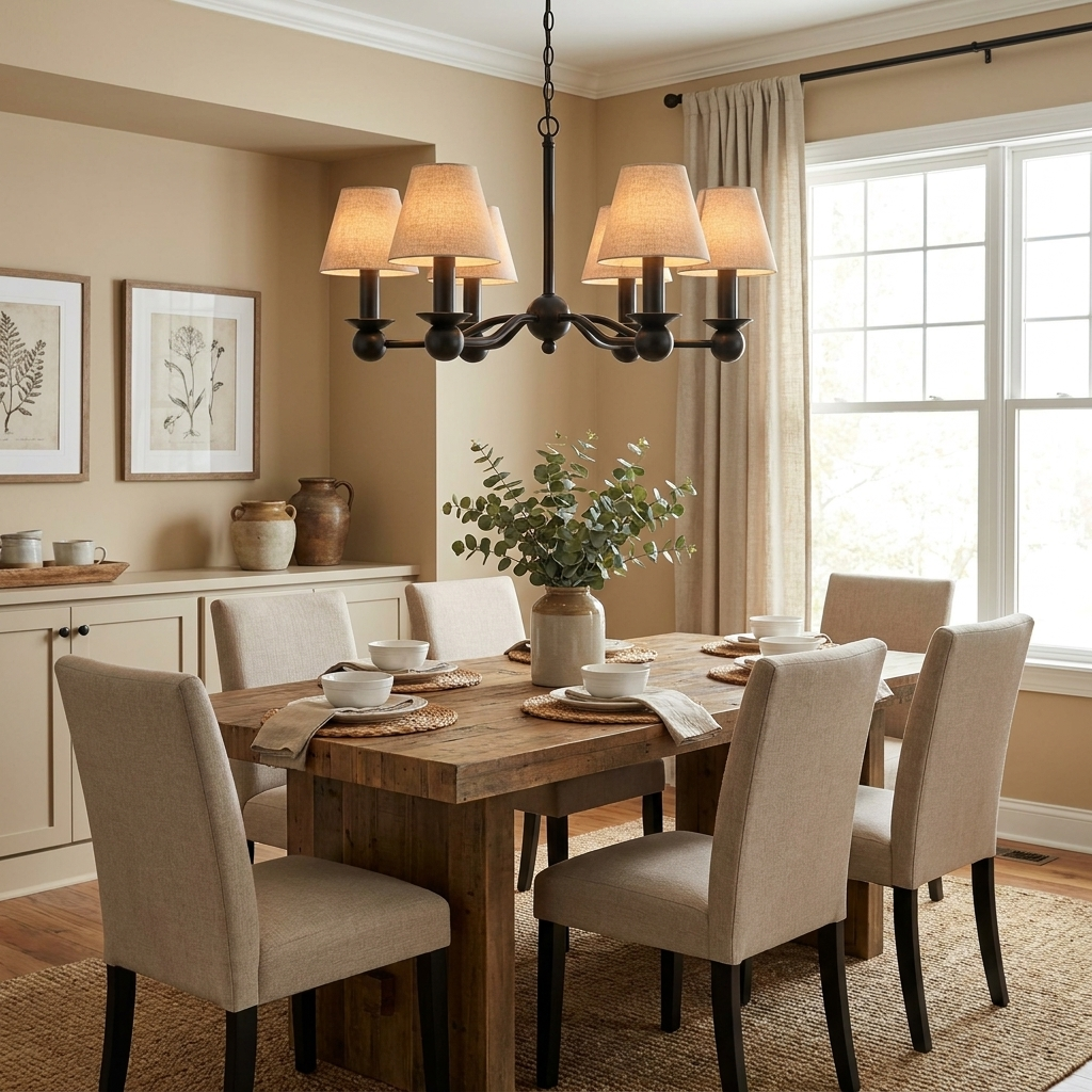 Halemere Fabric Chandelier